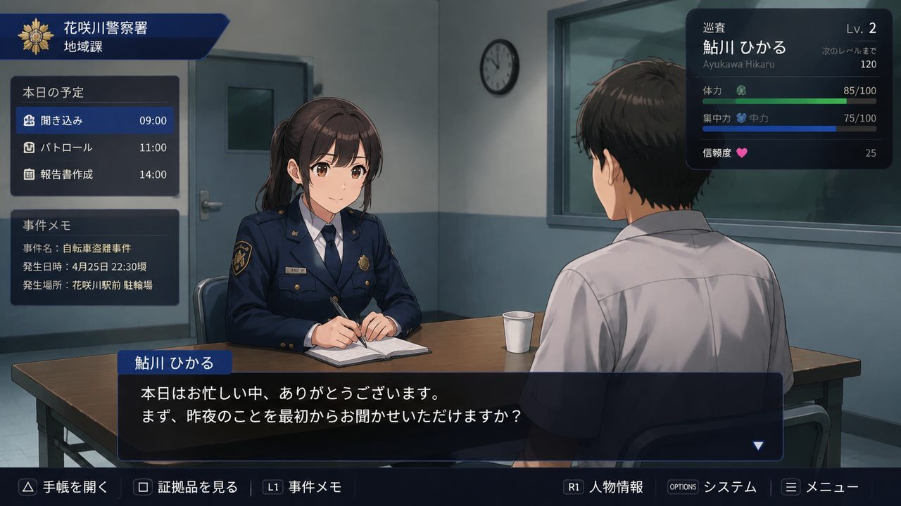 极道无赖EX 女警鮎川光 探索场景 演示图 7