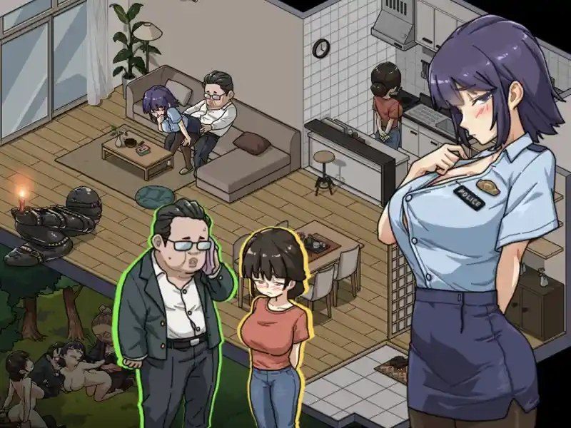 极道无赖EX 女警鮎川光 故事片段 实机截图